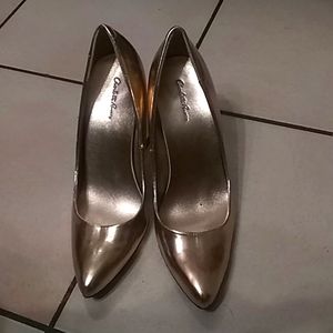 COPY - Gently worn Charlotte Russe gold pumps size 7.5